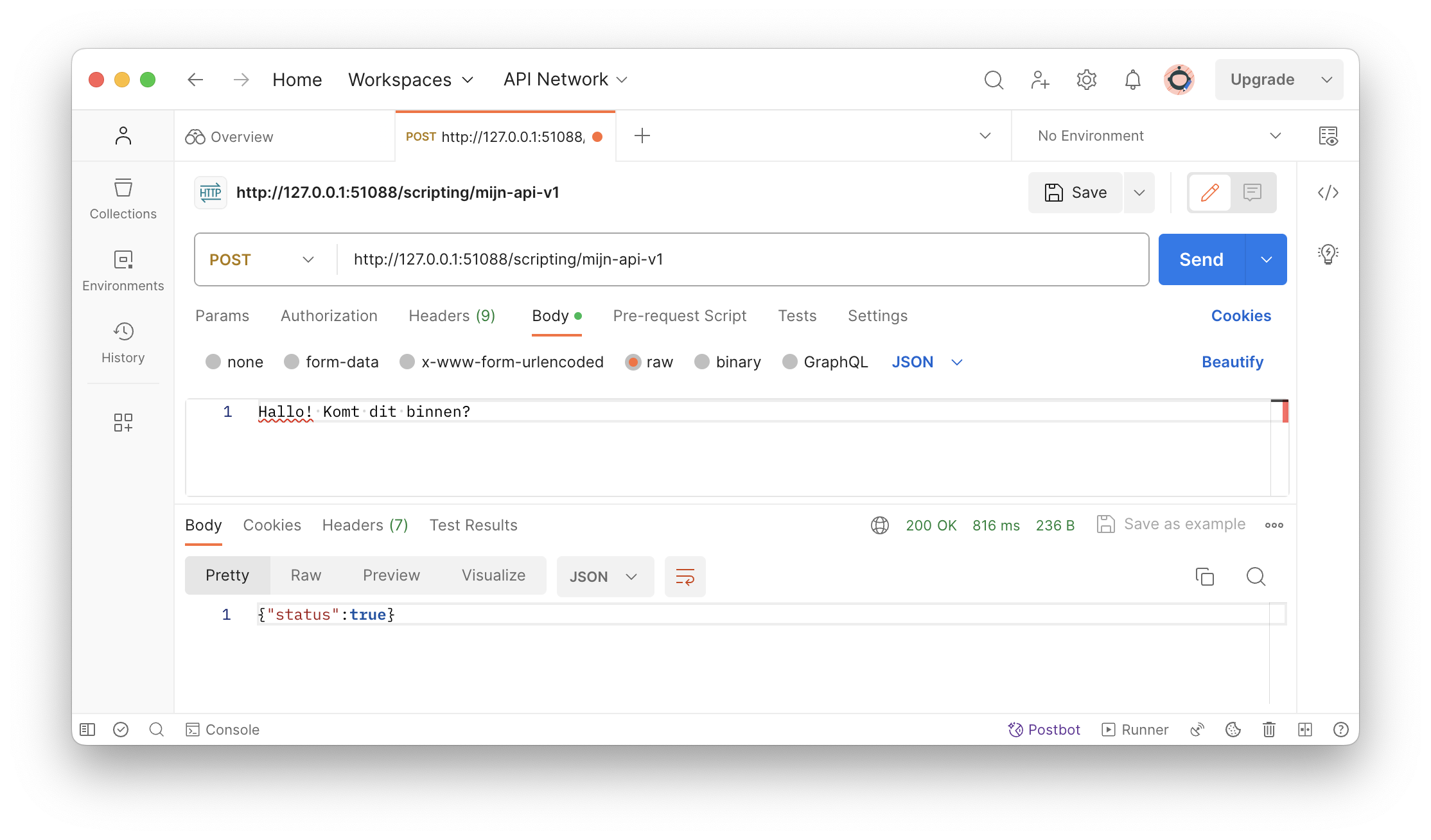 Stap 2: Test je API